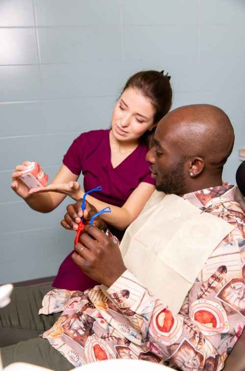 Dental exams and professional teeth cleanings at Smileville Dental
